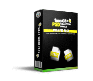 1,000 GB+ Mega PSD Collection Bundle