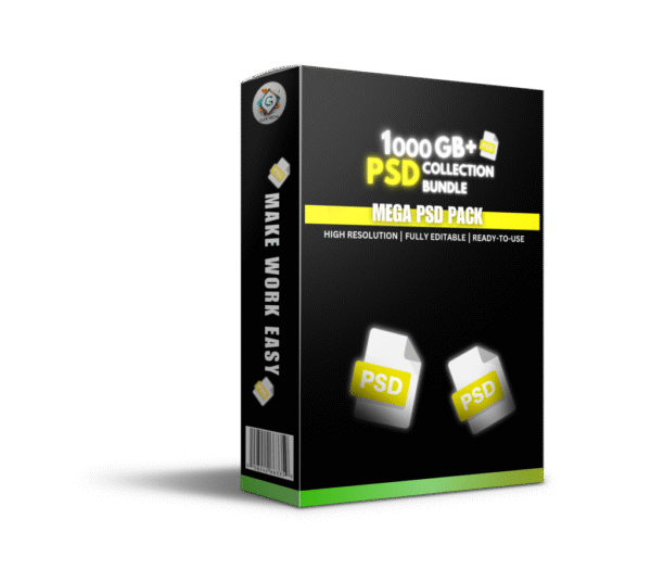 1,000 GB+ Mega PSD Collection Bundle