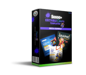 50,000+ Editable Canva Templates – Mega Bundle